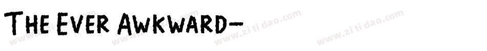 The Ever Awkward字体转换